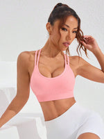 Brassière de Sport Rose - Vignette | Lady Sportswear